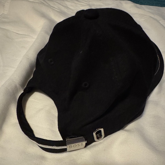 Boss Black Cap with Silver Detail - Picture 2 of 3
